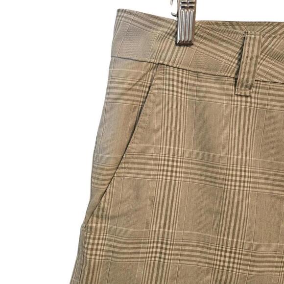 O'NEILL Men’s Green White Plaid Shorts Relaxed Fit Casual Outdoor Summer Size 36 - Picture 3 of 9